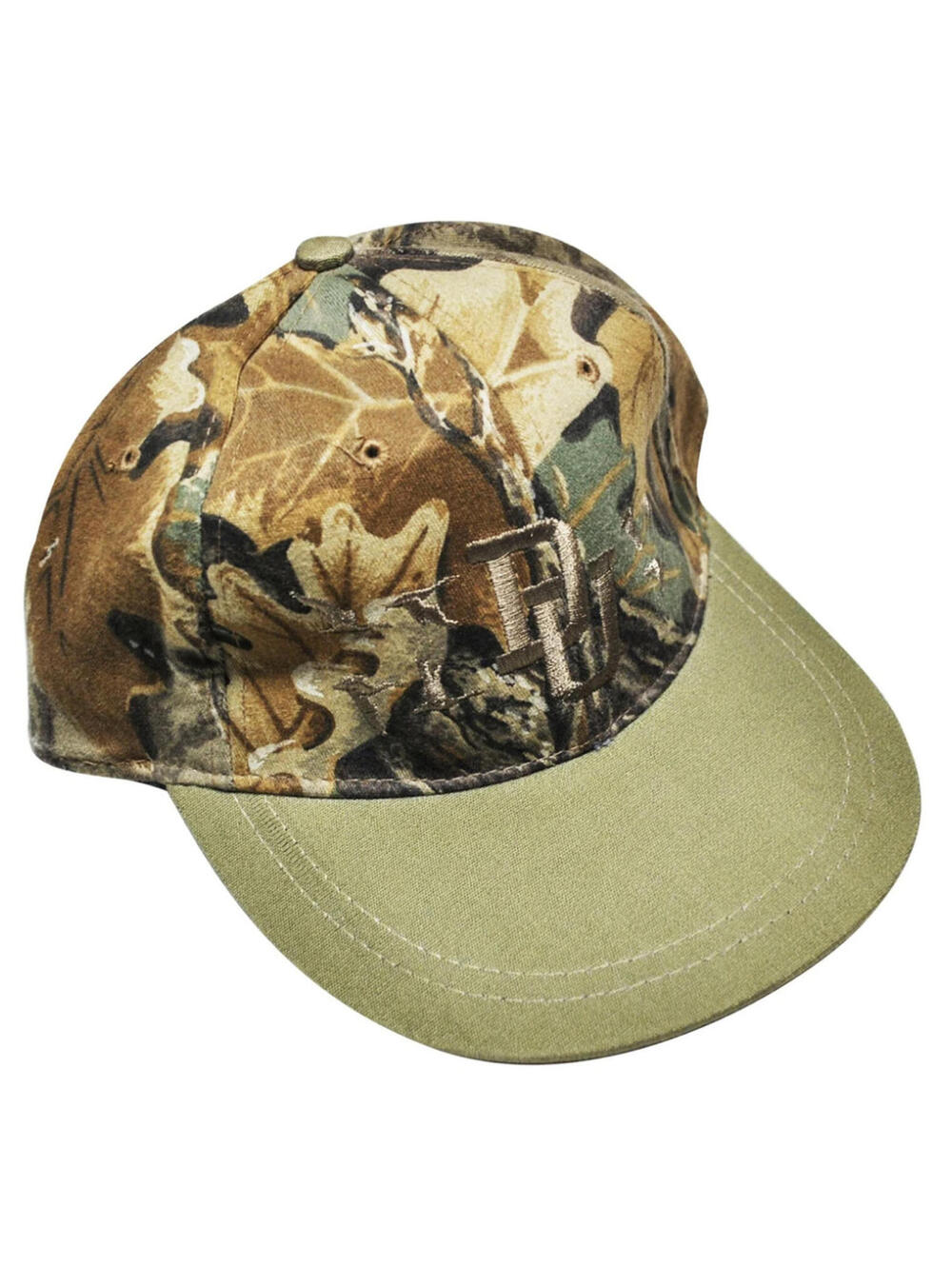 Vintage Ducks Unlimited 90s Hunting Camo Bird Deer Green Strap Hat Cap